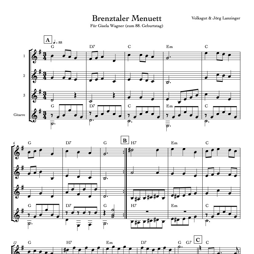Brenztaler Menuett